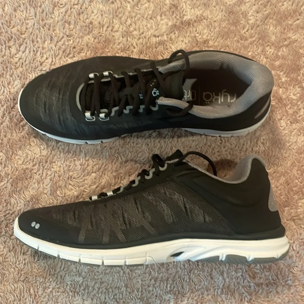 RYKA NWOT Ortholite Men's Black Athletic Shoes - size 10 - Picture 1 of 13
